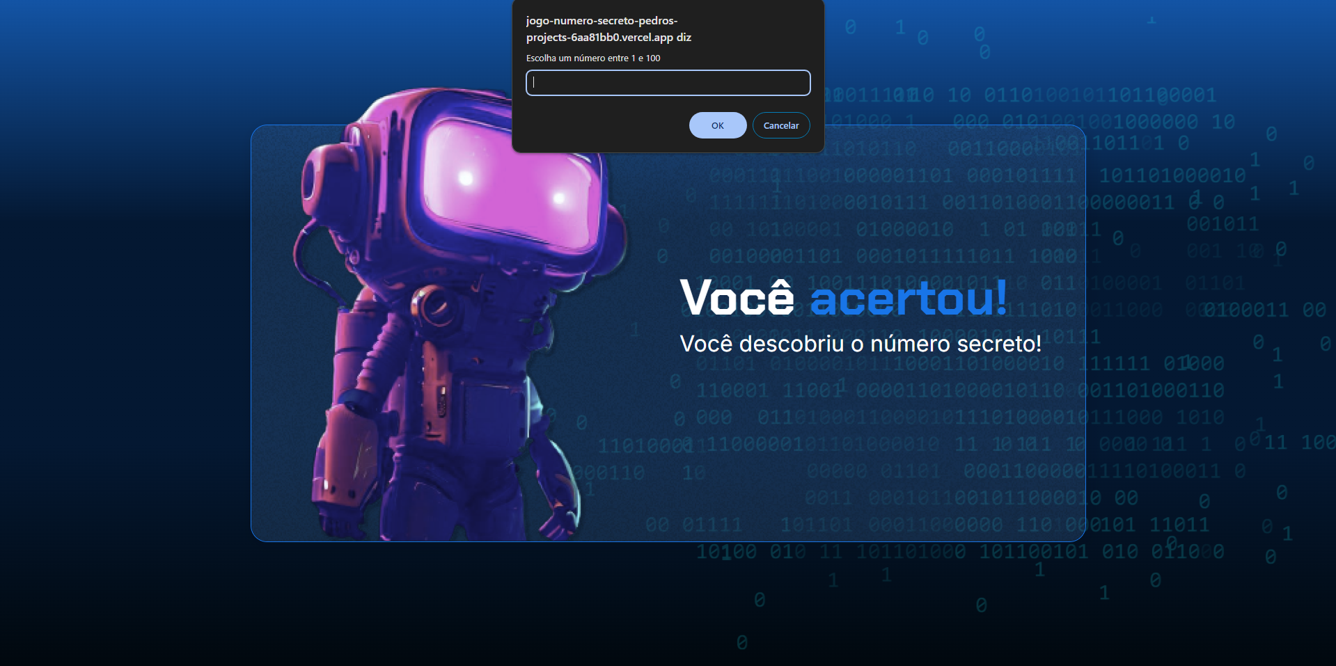 Site do jogo do numero secreto
